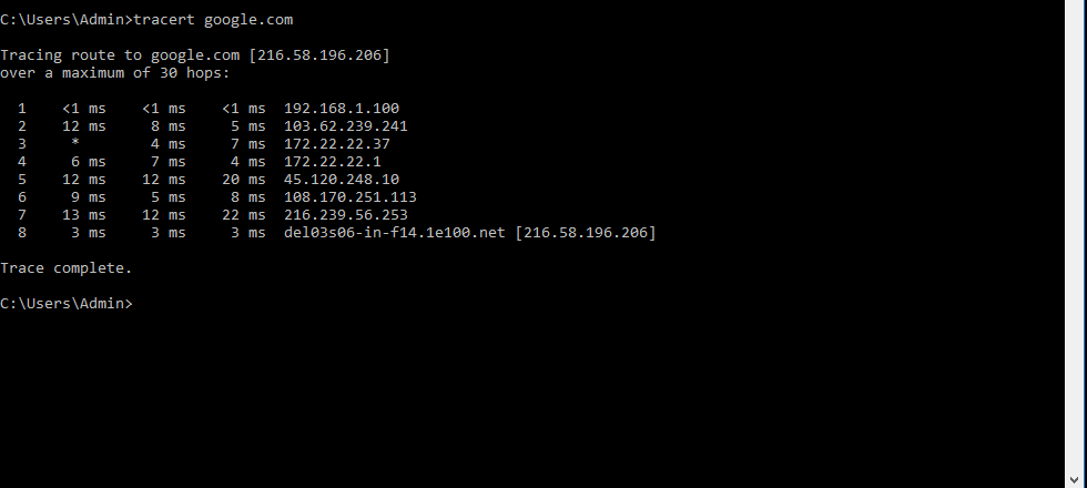 Чем отличаются команды traceroute на маршрутизаторе и tracert на компьютере