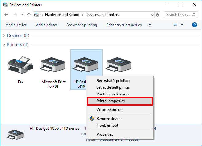 Как посмотреть ip адрес принтера windows 10