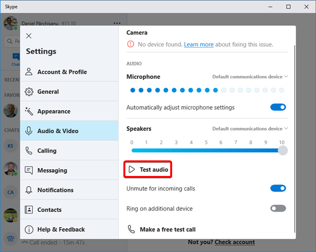 Как Проверить Звук В Скайпе На Ноутбуке