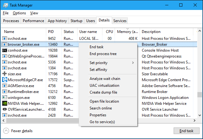 Host process for windows