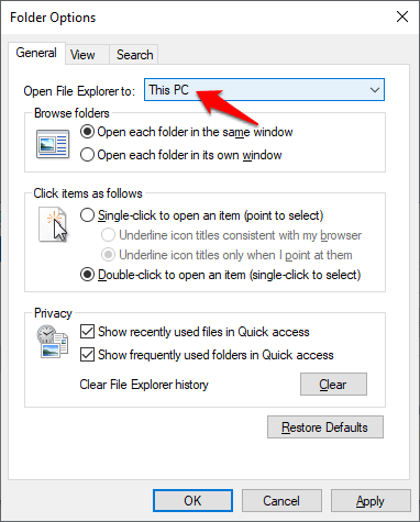 how to disable quick access