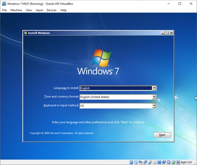 Как установить Windows 7 на виртуальной машине VirtualBox?