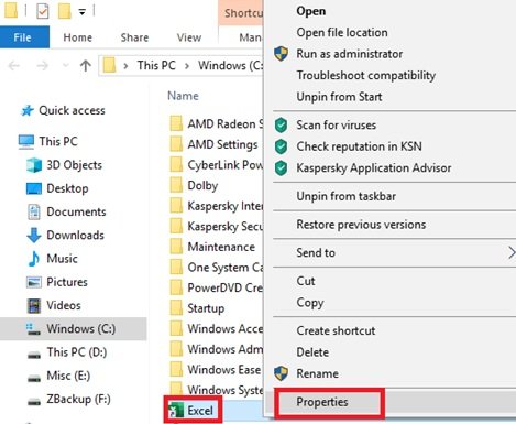 Creating custom keyboard shortcuts in Windows 10 5