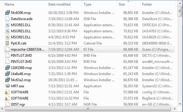 Как посмотреть самые большие файлы на компьютере windows