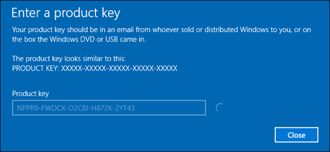 do i need a product key to upgrade to win 10 pro from win 10 home
