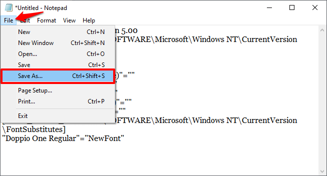 Как поменять шрифт в windows 10 по умолчанию