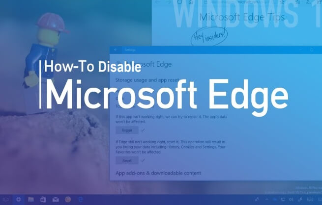 Microsoft edge для windows 10 как отключить