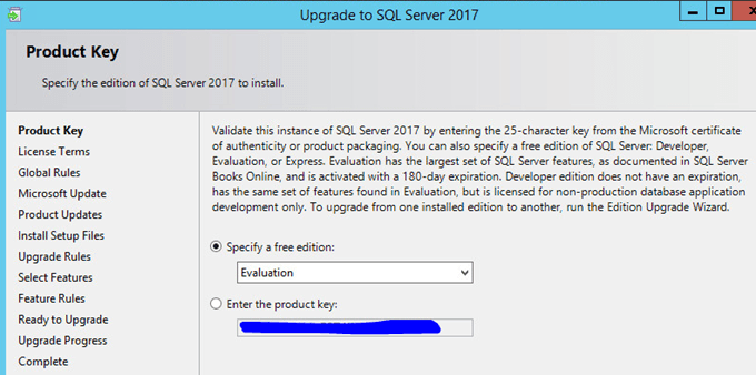 Как обновить sql server