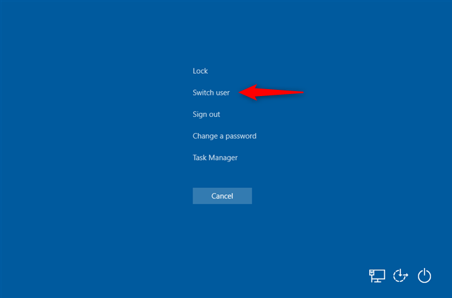 Windows 10 учетная запись по умолчанию при загрузке