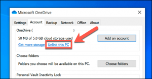 Onedrive забыл логин и пароль