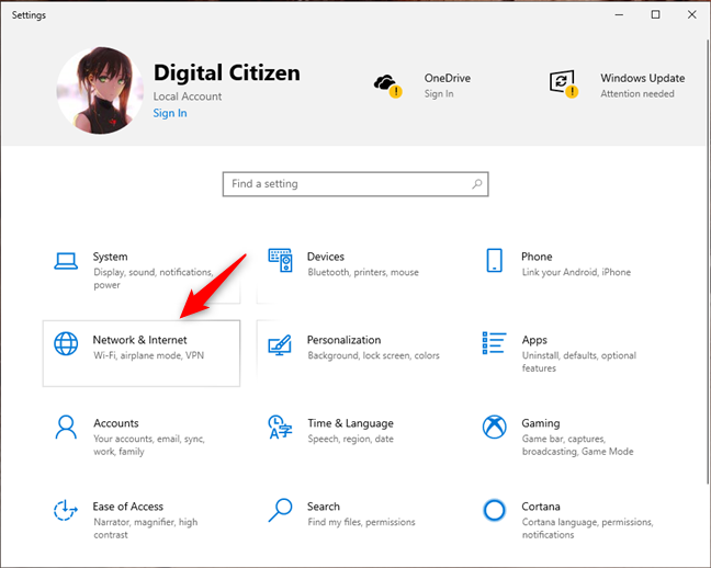 как поменять маску подсети на windows 10