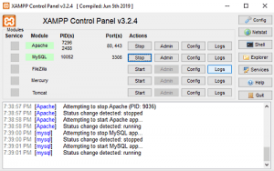 Xampp установка и настройка в windows 10