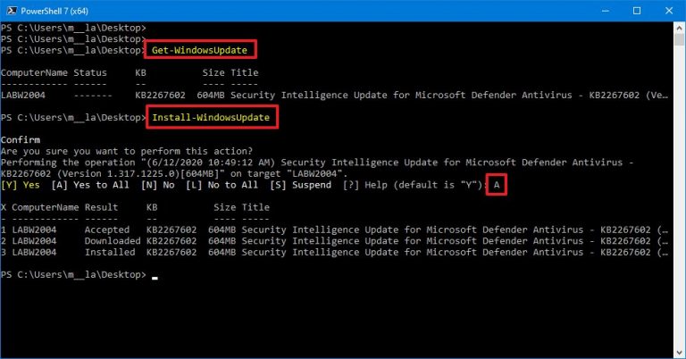 Windows 10 powershell отключить обновление