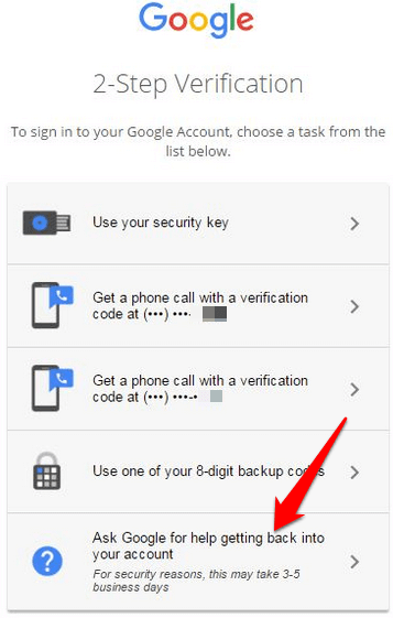 locked out google account ask google help 1