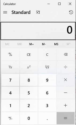 Windows 10 вам понадобится новое приложение чтобы открыть этот calculator