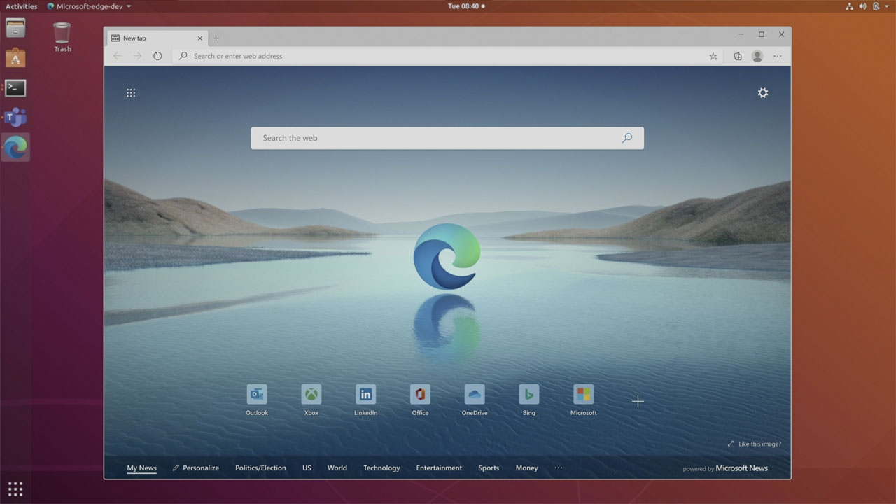 edge browser ubuntu
