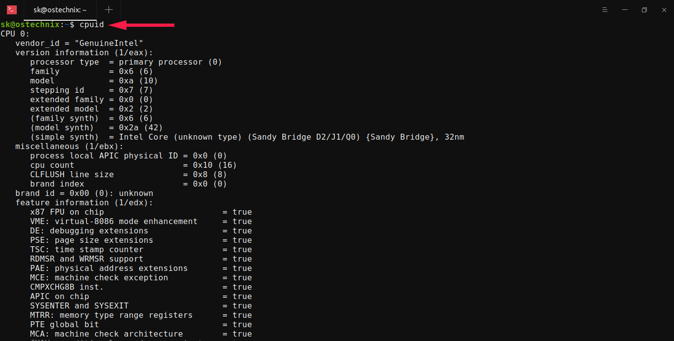 Информация о системе linux команда