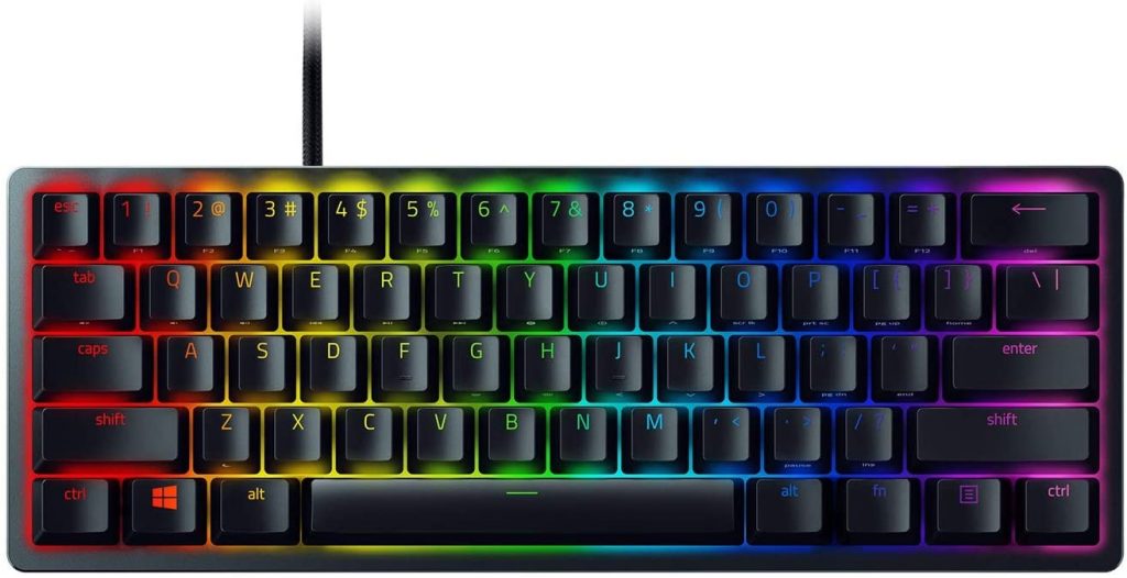 Как менять подсветку на клавиатуре razer huntsman mini