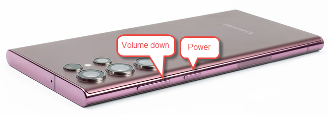 Нажмите Volume Down+Power, чтобы сделать снимок экрана.