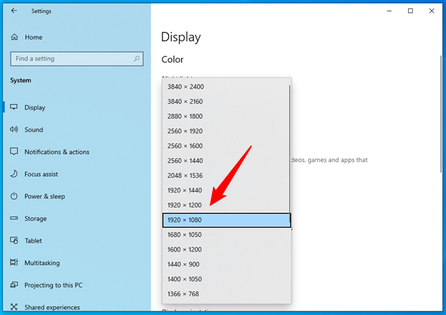 Как изменить разрешение экрана Windows 10 с помощью клавиатуры