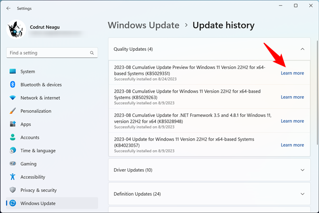 Узнайте больше об обновлении Windows 11