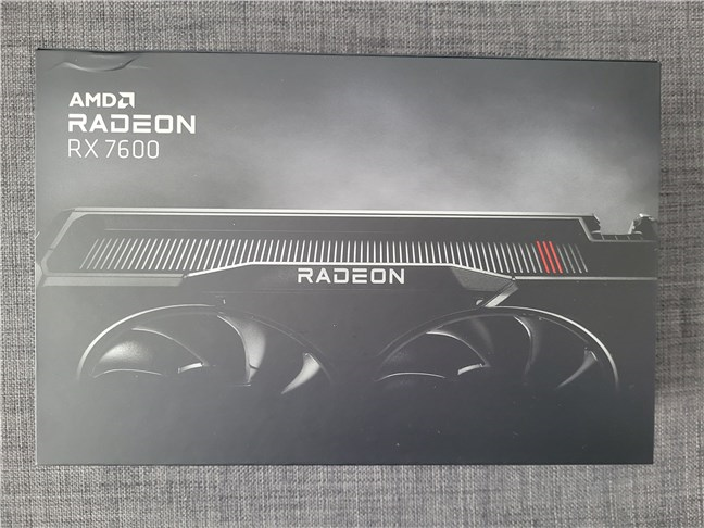 Коробка AMD Radeon RX 7600
