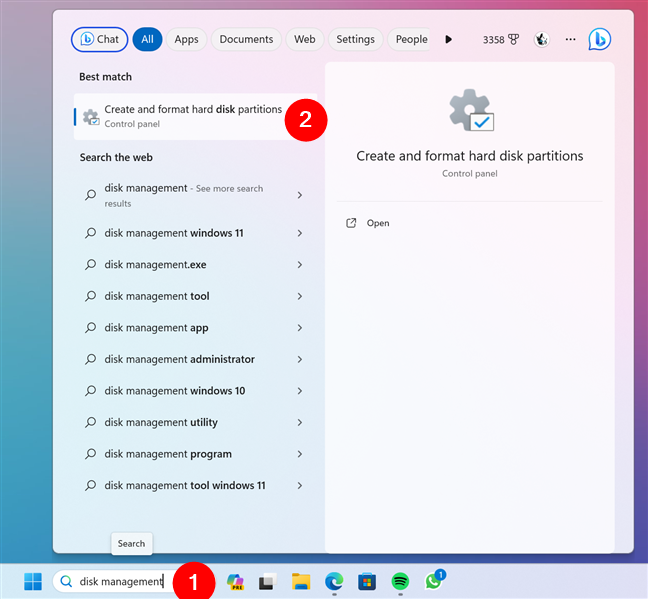 Как открыть Управление дисками в Windows 11