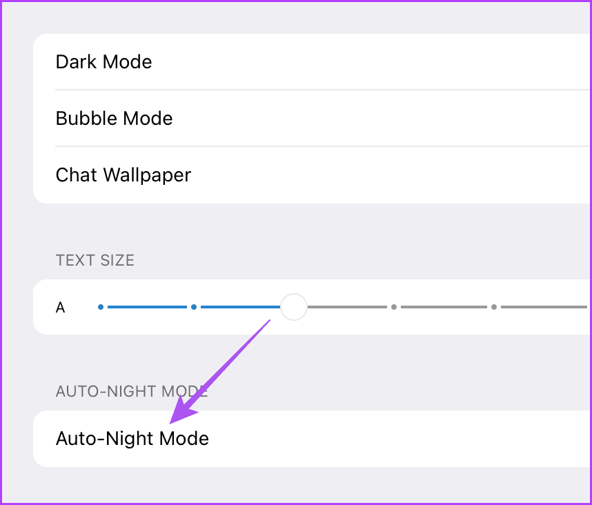 автоматический ночной режим Telegram Mac