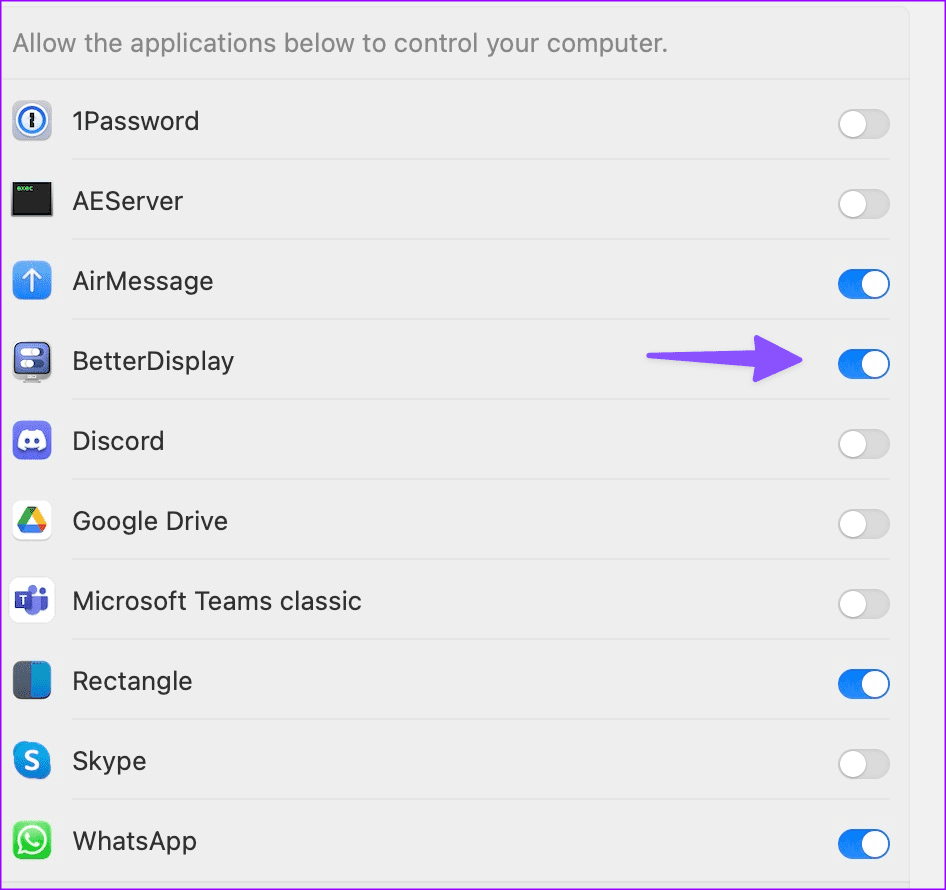 Настройка разрешения для второго дисплея на Mac 4