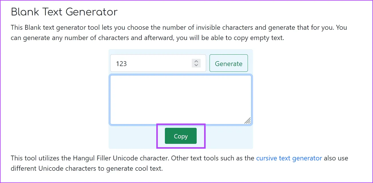 Messaging generator