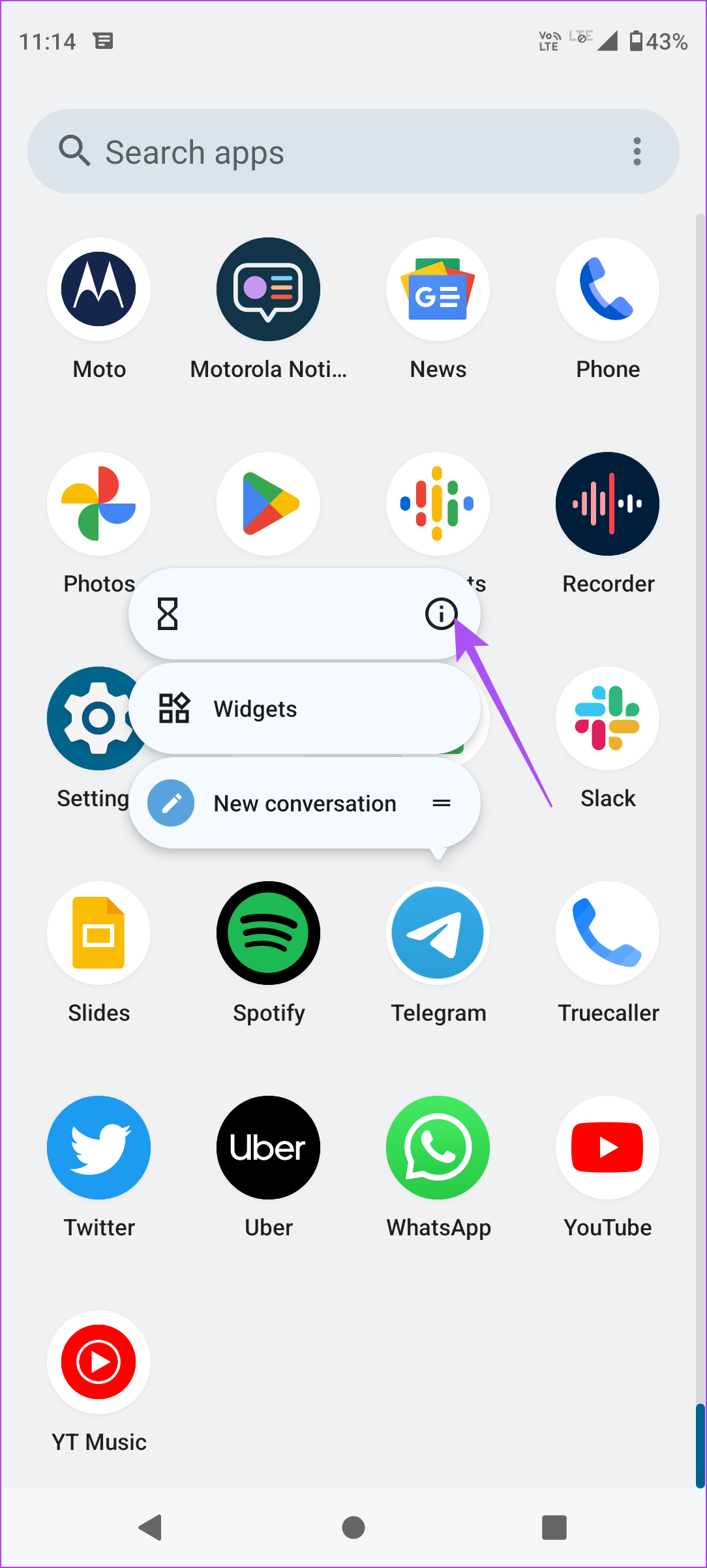Информация о приложении Telegram для Android