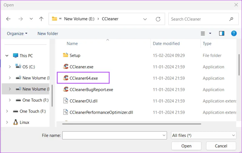 Белый список CCleaner в Windows Security 4