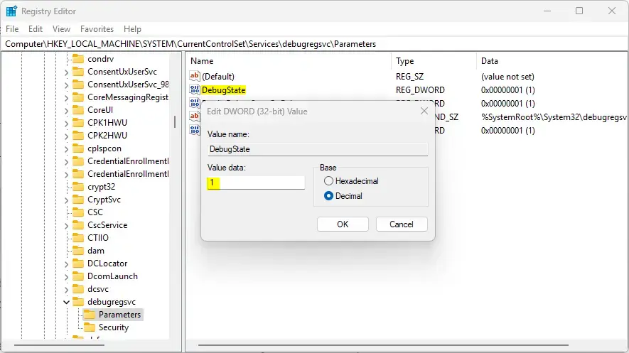 Плитка обнаружения устройств Windows 11 включает или отключает реестр