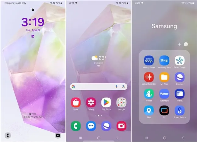 Samsung Galaxy A35 поставляется с OneUI 6.1 и множеством приложений.