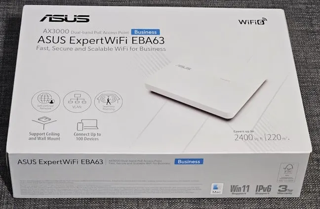 Упаковка для ASUS ExpertWiFi EBA63