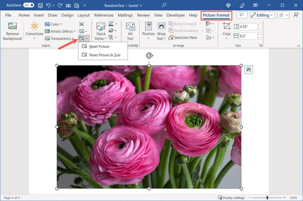 Как очистить форматирование в Microsoft Word, изображение 7