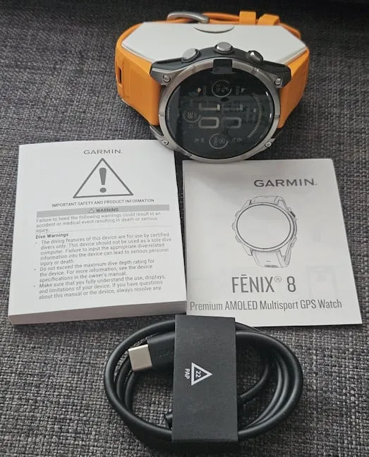 Все предметы, найденные вместе с Garmin Fenix ​​8