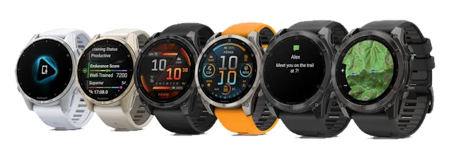 Доступные цветовые версии для Garmin Fenix ​​8