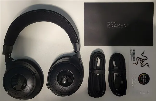 Все предметы, которые вы найдете вместе с Razer Kraken V4