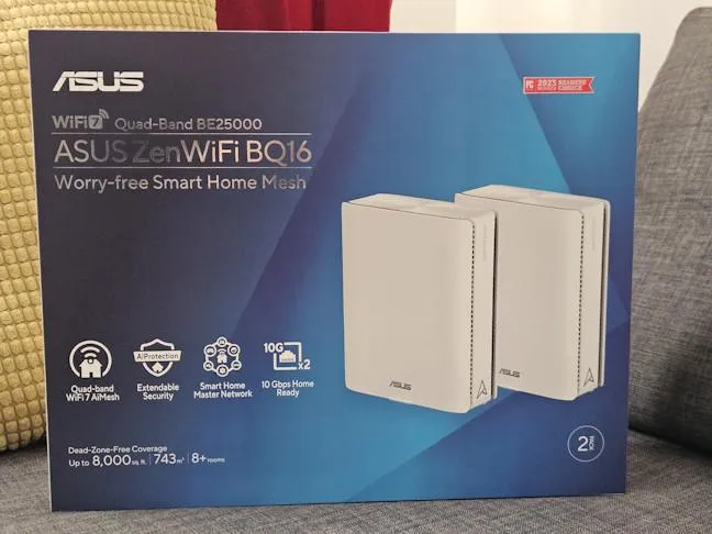 Распаковка ASUS ZenWiFi BQ16