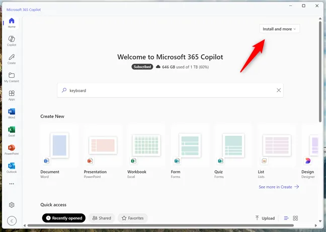 Установка и многое другое в Microsoft 365 Copilot