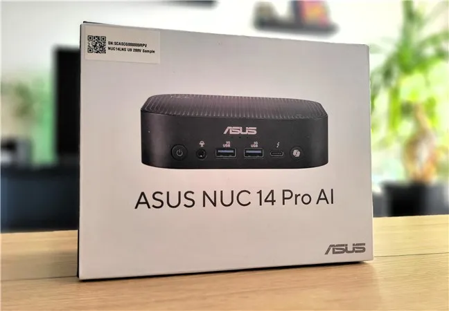 Упаковка ASUS NUC 14 Pro AI выглядит великолепно