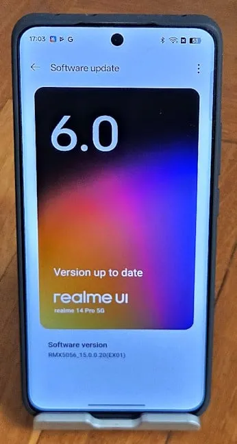 Realme 14 Pro поставляется с realme UI 6.0 и Android 15