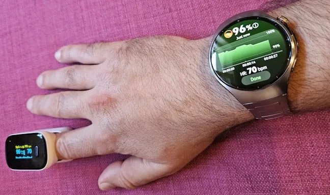 HUAWEI WATCH 5 были почти так же хороши, как сертифицированный пульсоксиметр