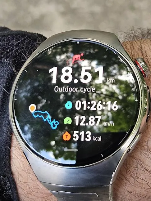 HUAWEI WATCH 5 обеспечивают относительно хорошую точность GPS-слежения