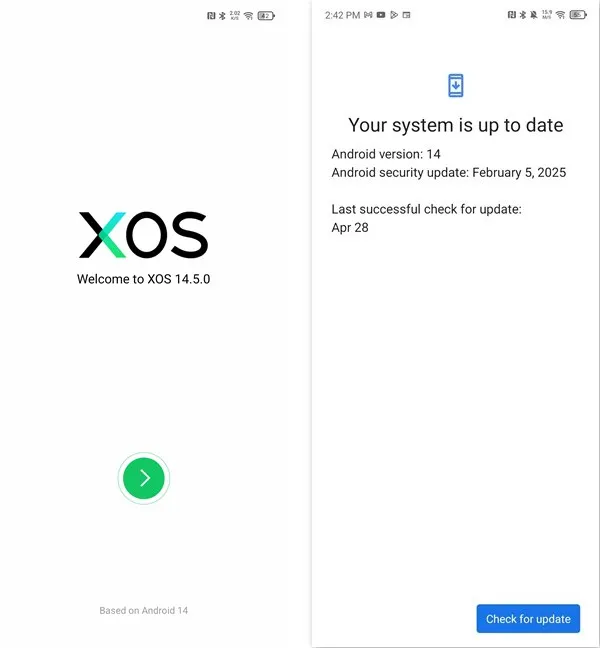 Infinix HOT 50 Pro+ поставляется с XOS 14.5.0 на базе Android 14.