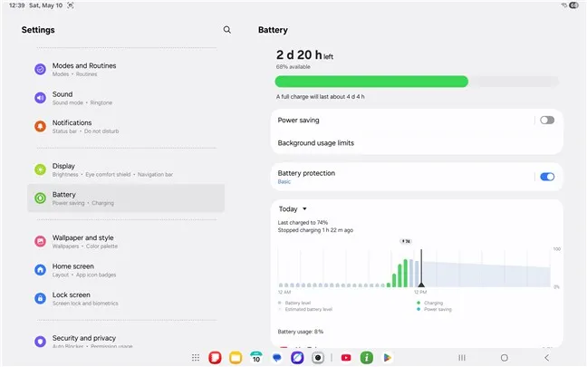 Samsung Galaxy Tab S10 FE оснащен большой батареей +