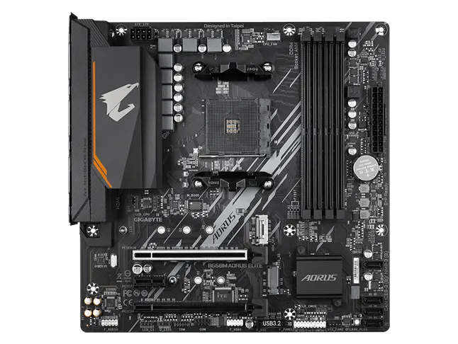 Все смонтировано на материнской плате GIGABYTE