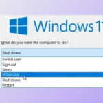 Показать спящий режим в параметрах кнопки питания в Windows 11