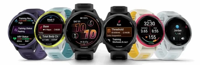 Варианты цветов для Garmin Forerunner 570